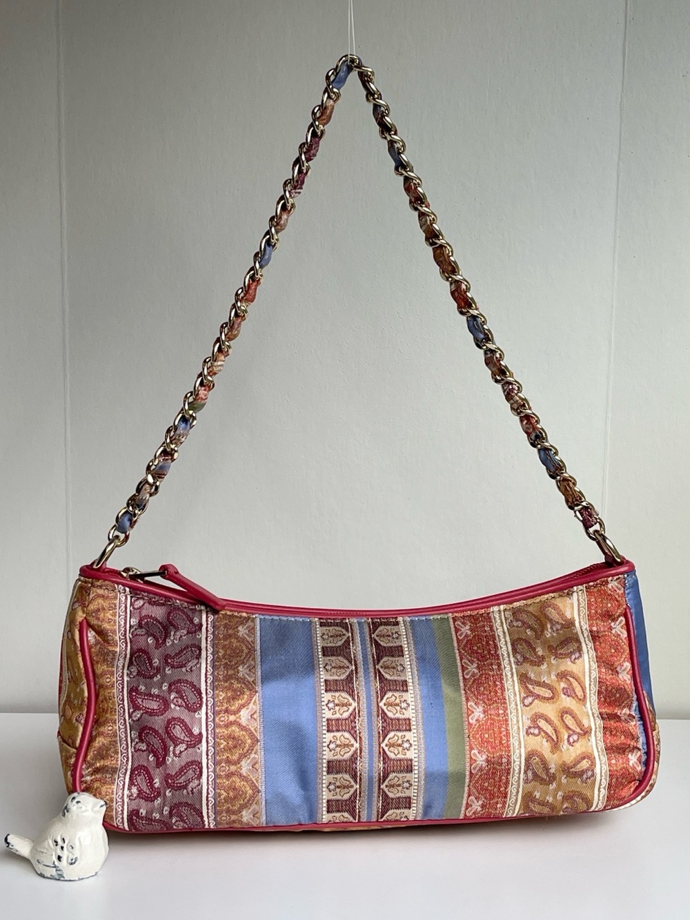 Talbots Y2K Silk Shoulder Bag